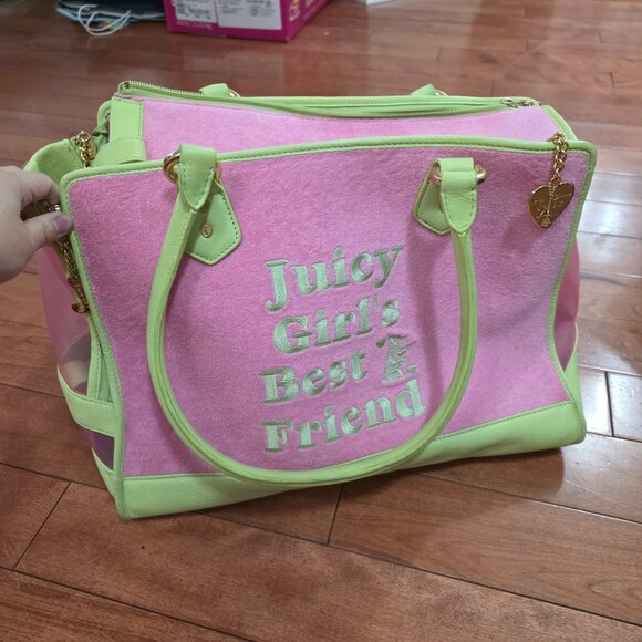 Authentic Vintage Juicy Couture Dog Carrier - Picture 1 of 3
